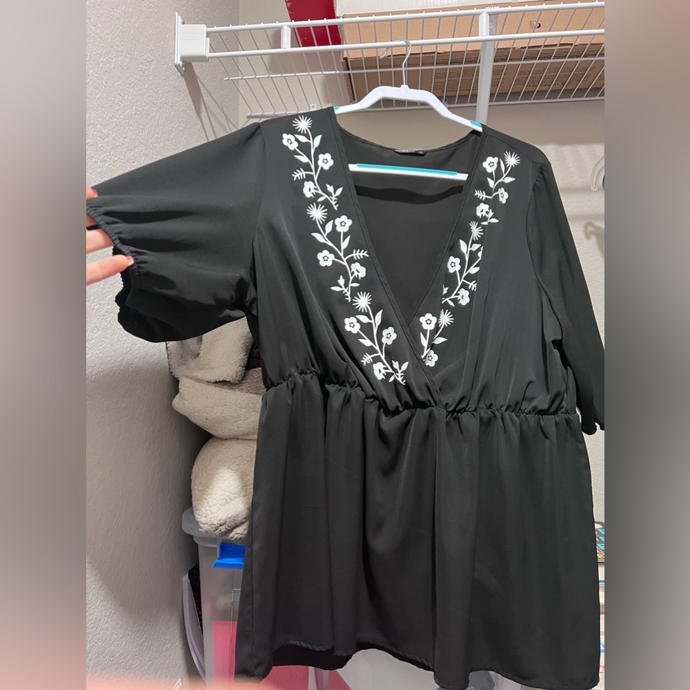 Shein Curve Top